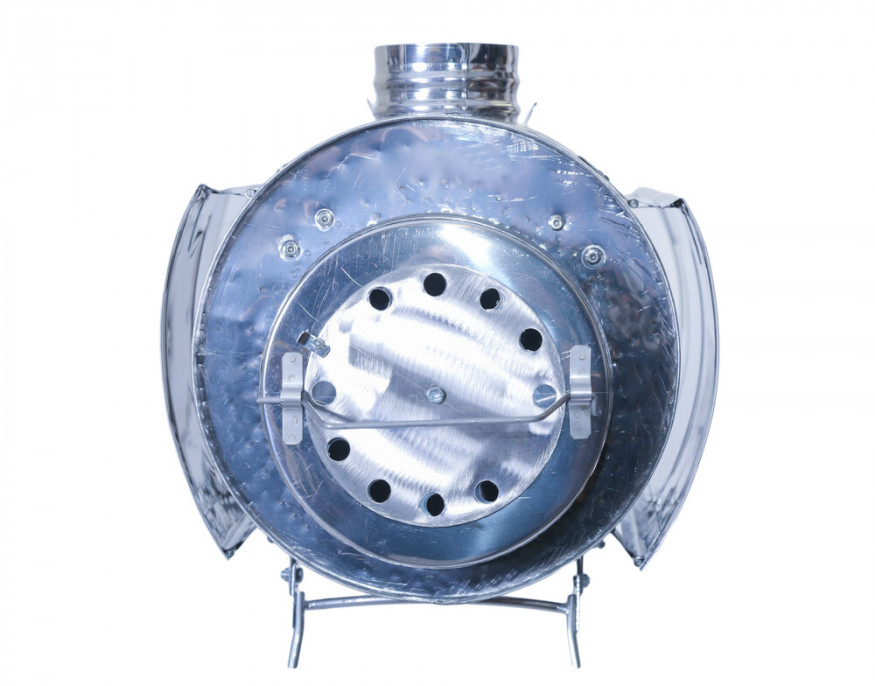 Печь походная Век Вепрь-2 с шарнирным экраном