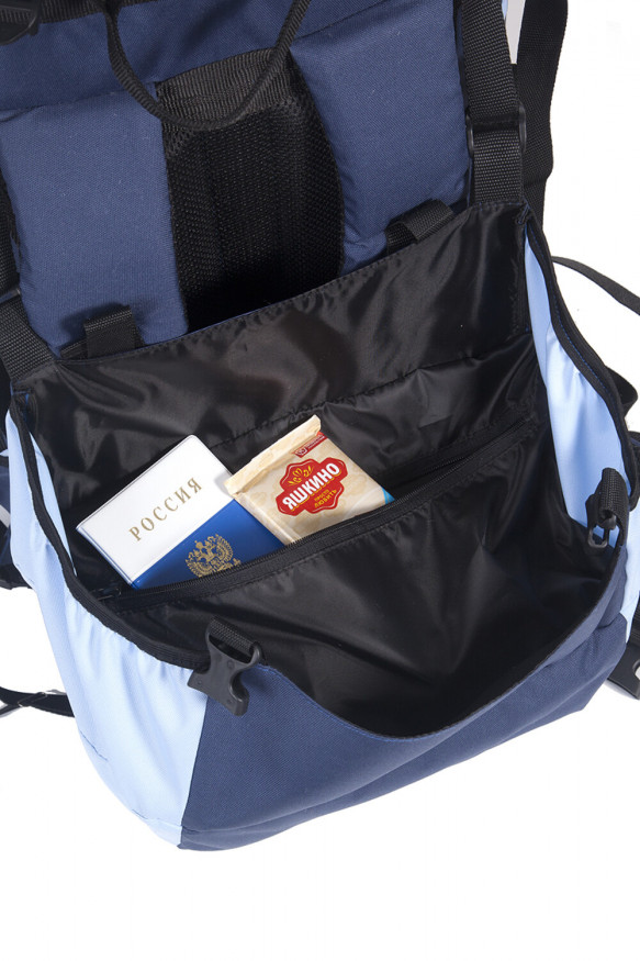 Рюкзак туристический Оптимал 4, синий-голубой, 90 л, ТАЙФ