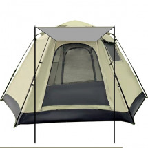 Палатка двухслойная Печора-4, зонтичного типа, 320*275*175 см, бежевая