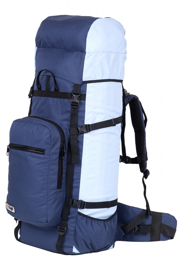 Рюкзак туристический Оптимал 4, синий-голубой, 70 л, ТАЙФ