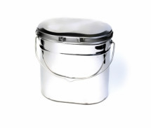 Котелок высокий 16,5 л крышка с ручками Роза Ветров