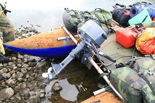 Транец для катамаранов рыбака Дельта 280