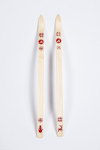 Лыжи Малыш, прогулочные детские 130 см, дерево