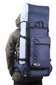 Рюкзак туристический Оптимал 4, синий-голубой, 120 л, ТАЙФ