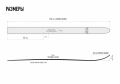 Лыжи охотничьи Таёжные 150×23 см, осина
