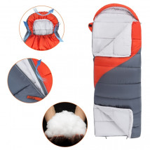 Спальный мешок Valley 330 -4C, оранжевый, левый, King Camp