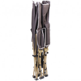 Раскладушка кемпинговая складная 188*66*45 см, серая