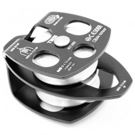 Блок-ролик двойной Twin алюминиевый, KONG