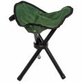 Табурет складной до 100кг Тринога 30*30*38 см зеленый